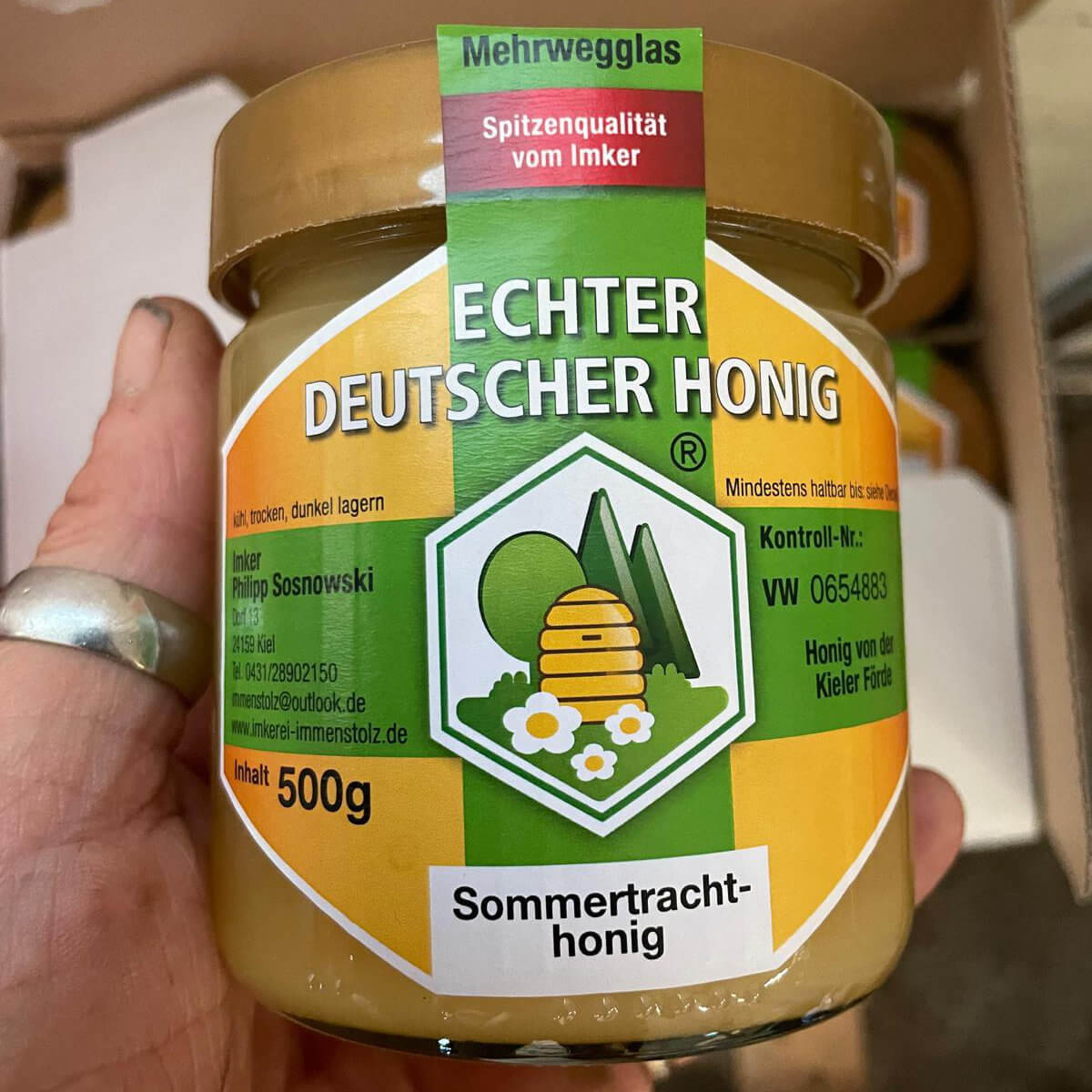 Honig, Sommertracht im 14 kg good Eimer